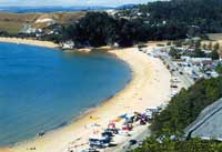 Kaiteriteri Beach from elevation